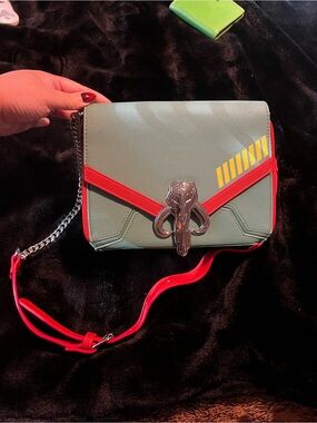 Star Wars Boba Fett Cosplay Crossbody Bag Loungflys